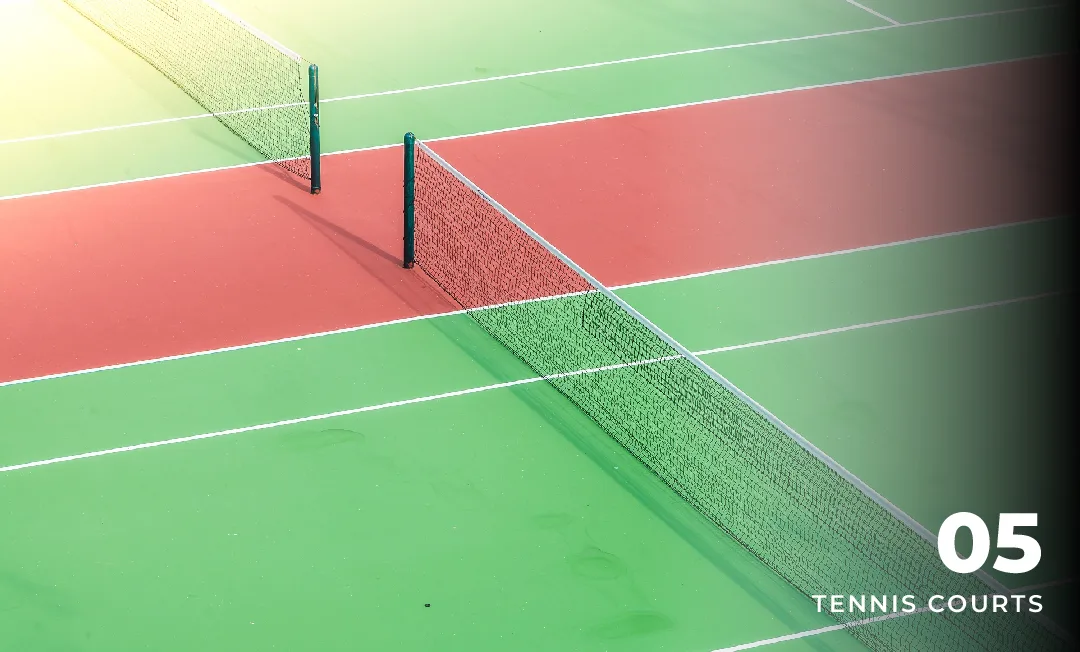 Tennis courts