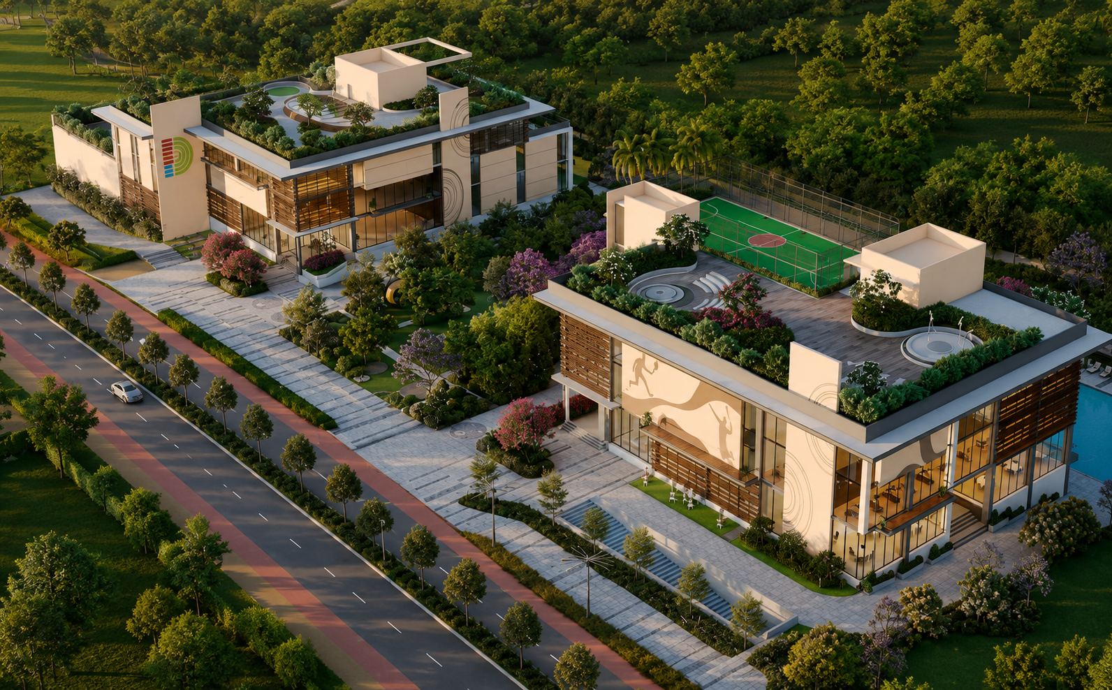 Artist's impression of Club SOHO at Nambiar District 25