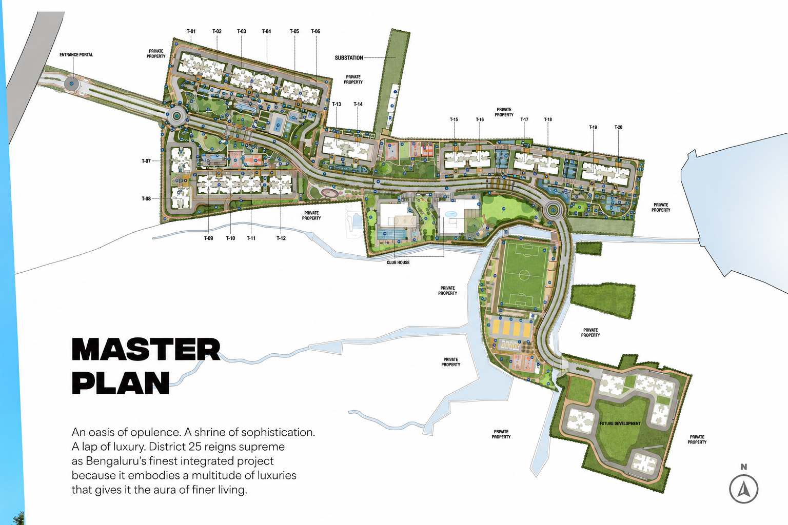 Master plan of Nambiar District 25